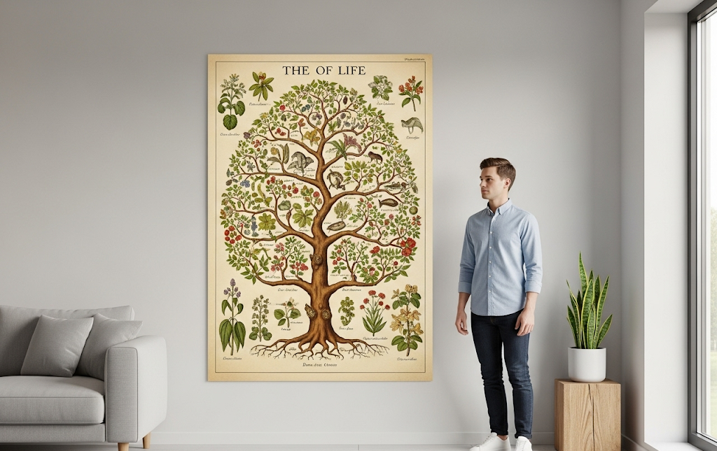 vintage botanical wall prints