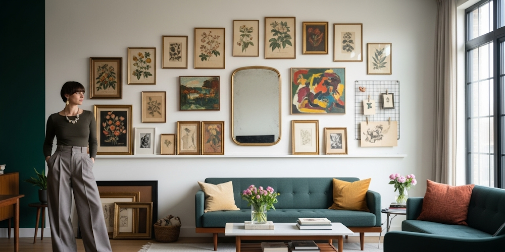 Display vintage wall art