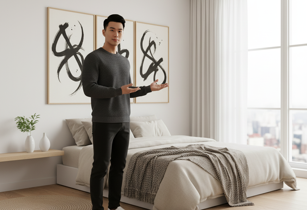 Simple Bedroom Art Ideas