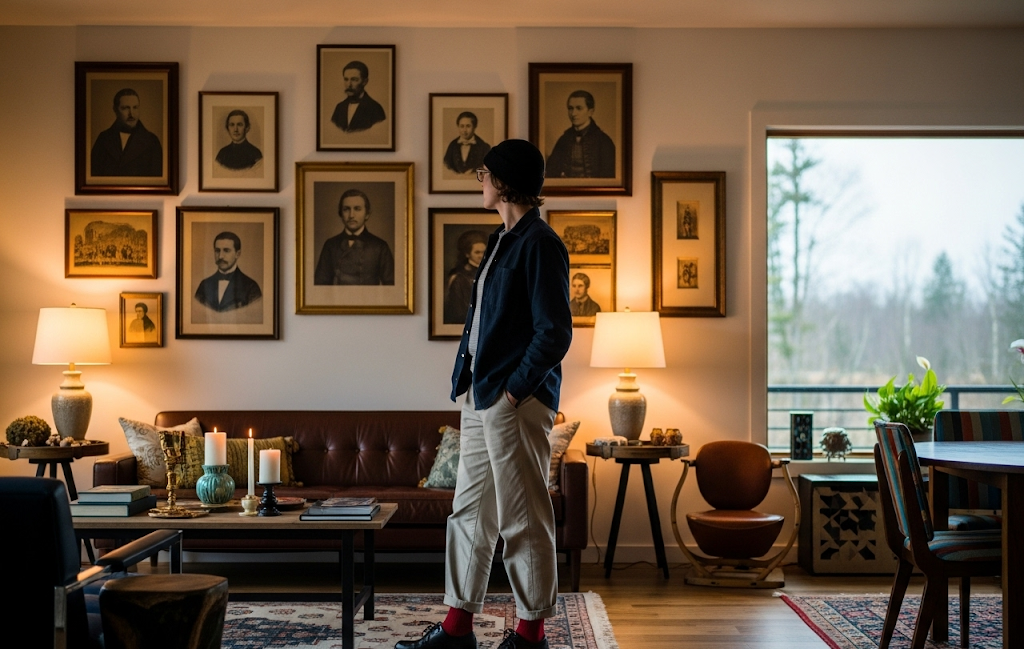 vintage portrait wall art