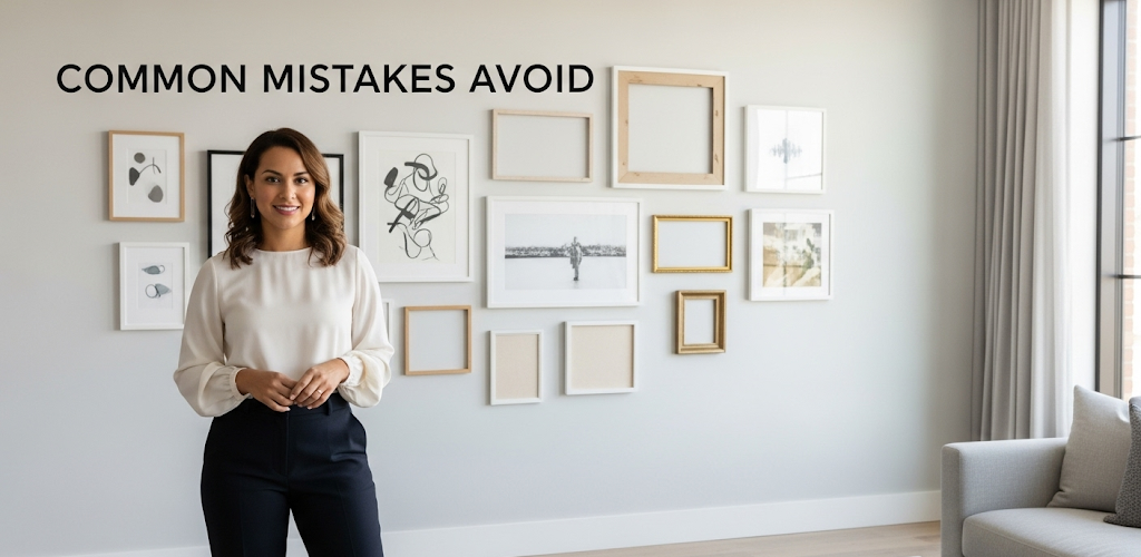 Gallery wall mistakes avoid
