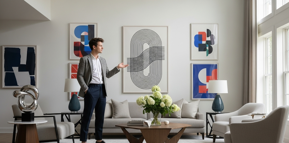 geometric art modernize home