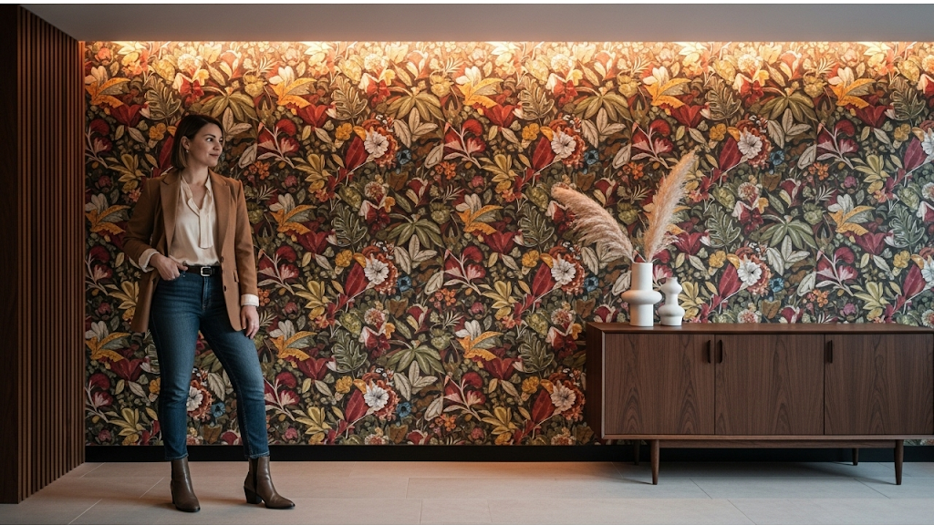 autumn vintage floral decor