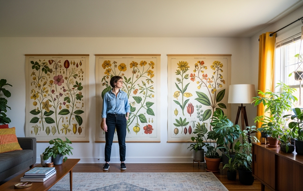 vintage botanical wall prints