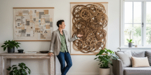 eco-friendly materials sustainable wall art