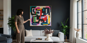 statement wall art piece