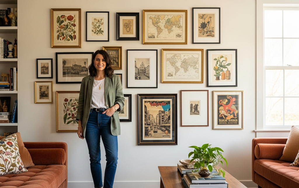 display vintage prints