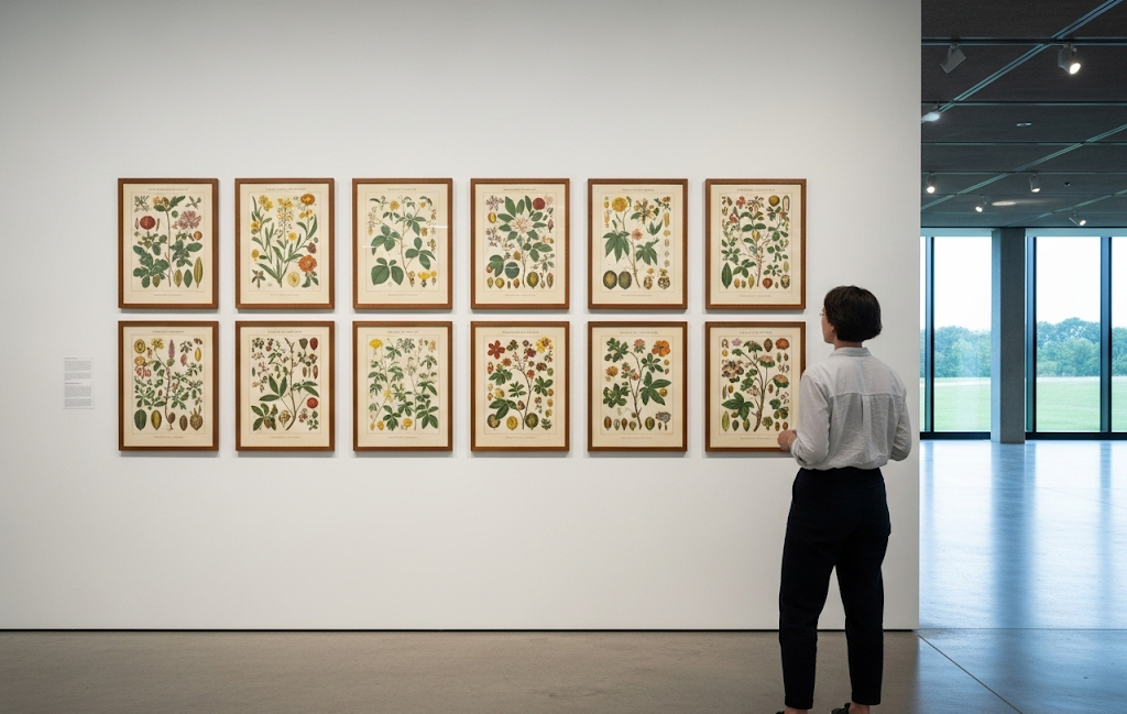 Victorian botanical illustration prints