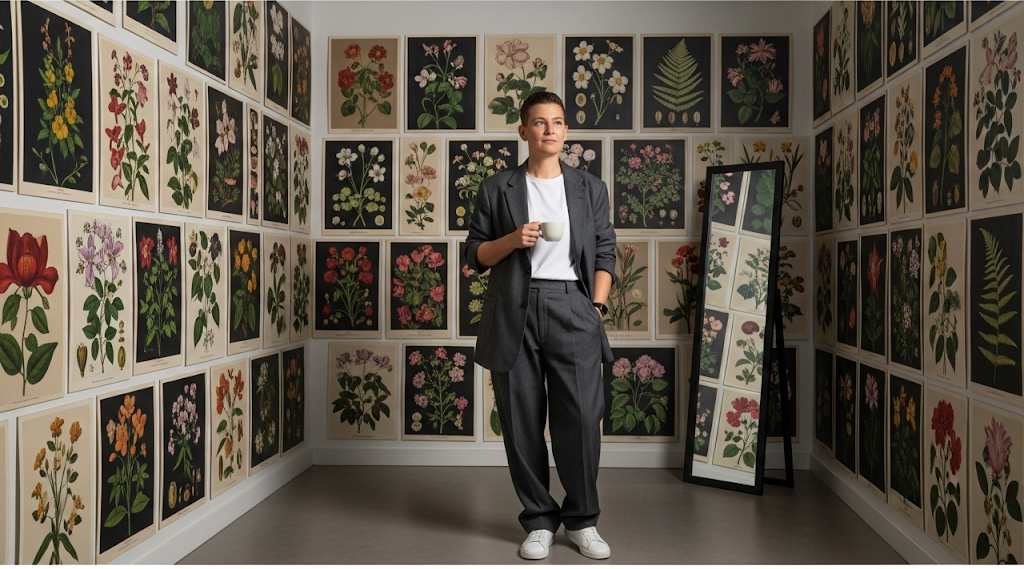 Victorian botanical wall prints