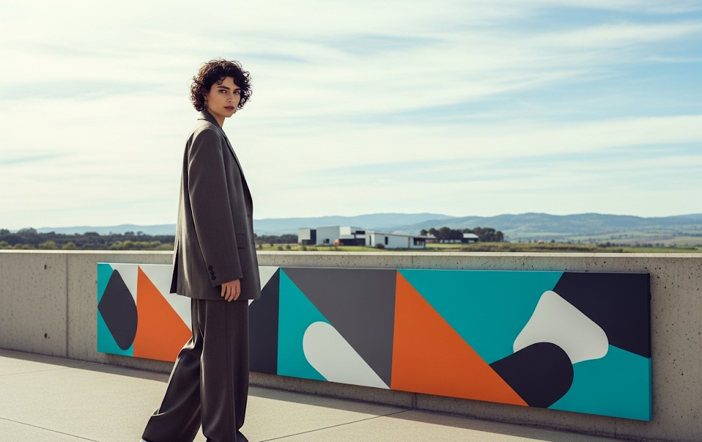 modern wall art exterior