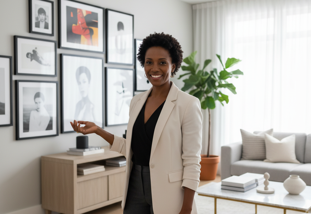 black frame wall art