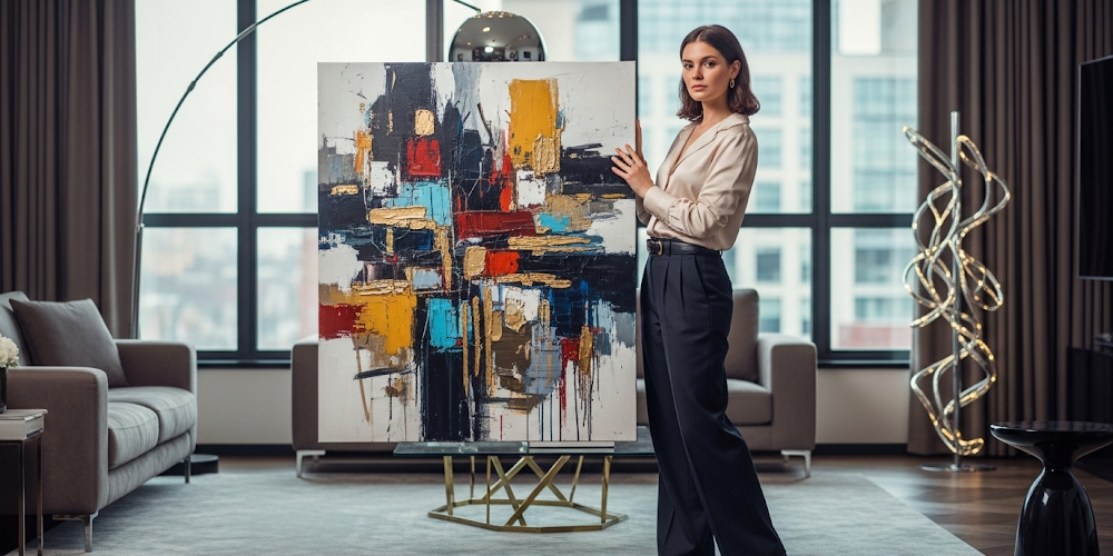 bold abstract painting