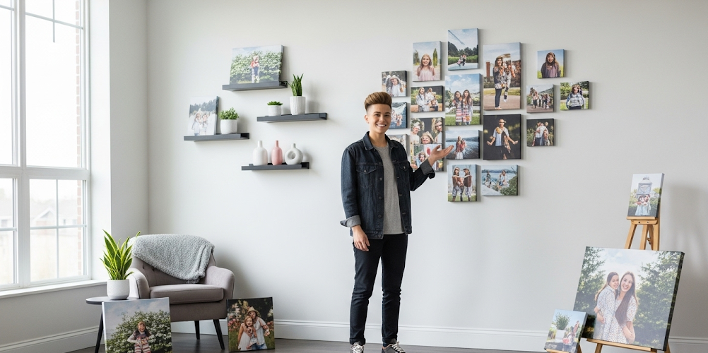 Creative ways display photo