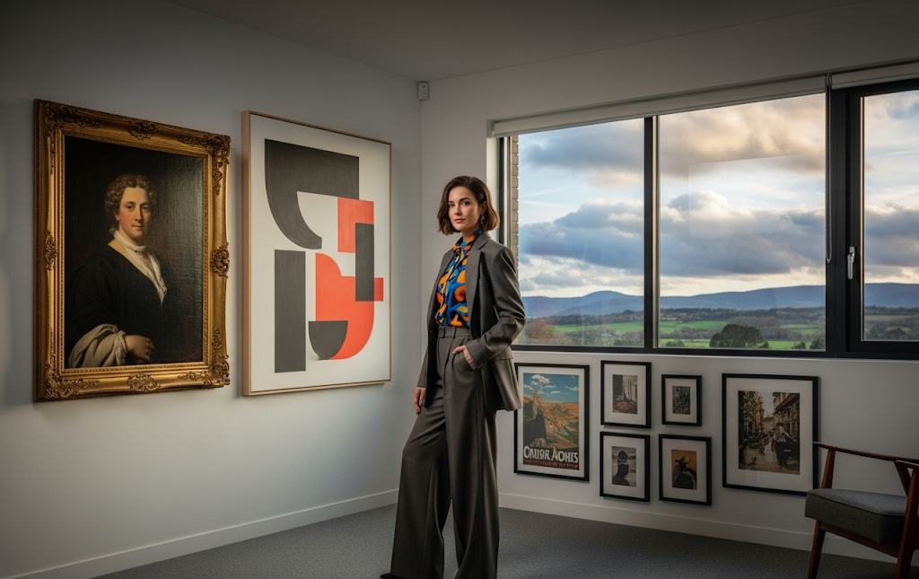 vintage modern wall mixing