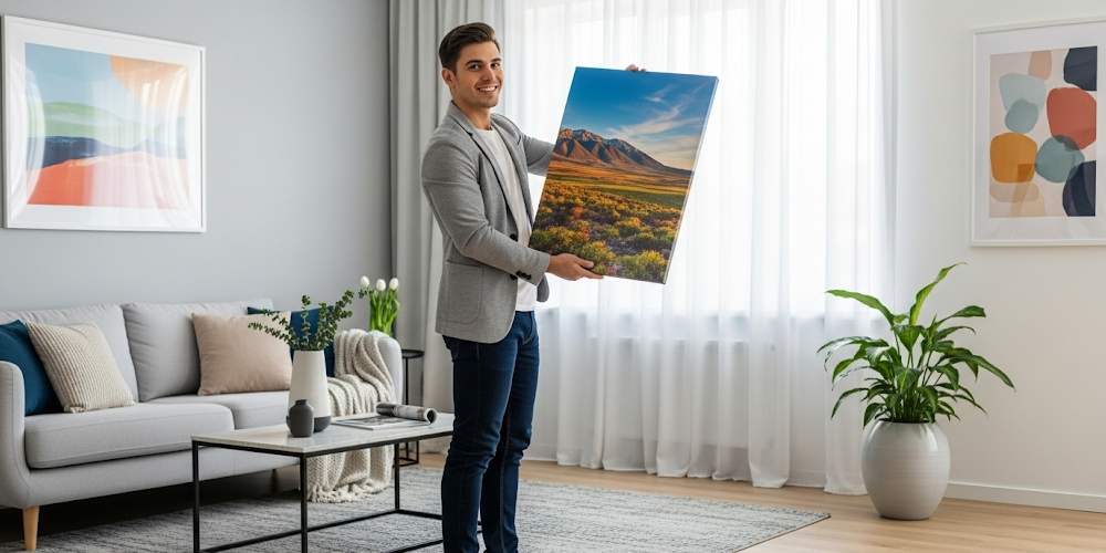 Photo canvas perfect finishing