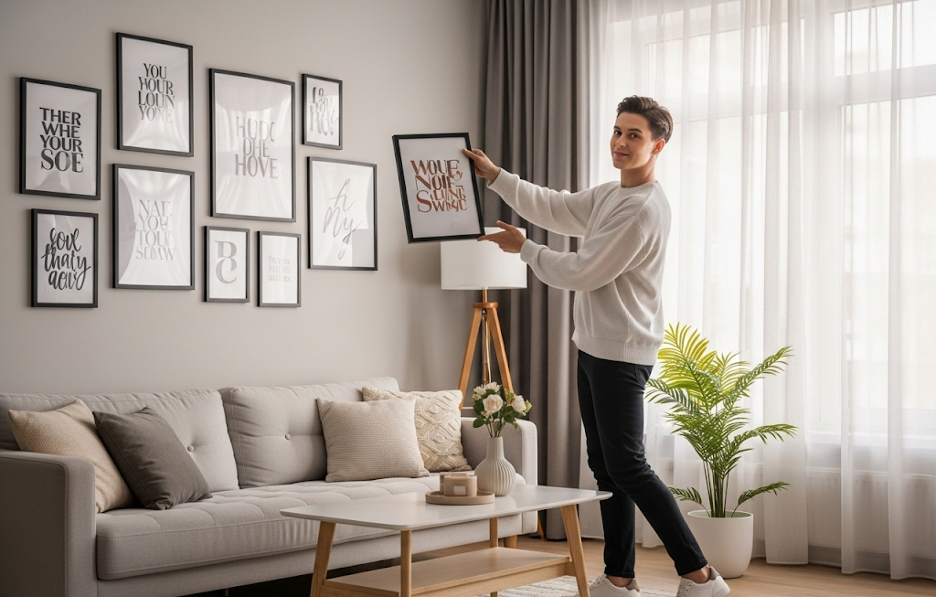 decorate home typography