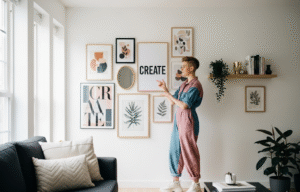 typography vs wall decor