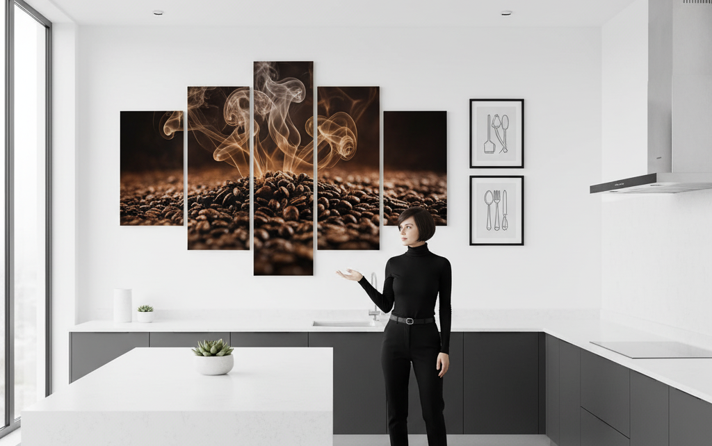 modern kitchen wall art