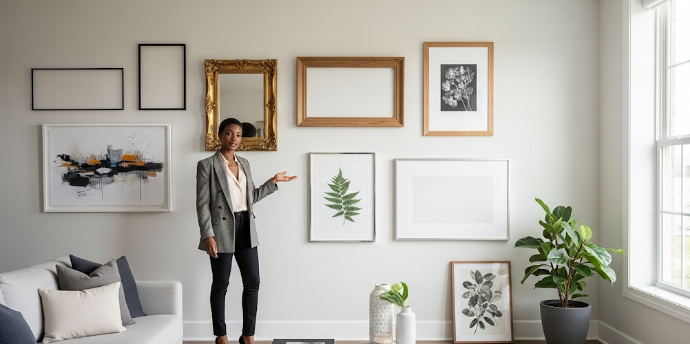 Framing options wall art